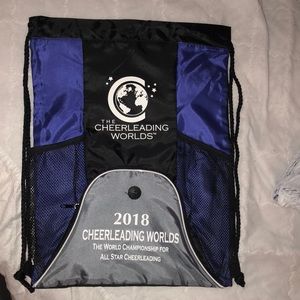 2018 Cheerleading worlds drawstring bag